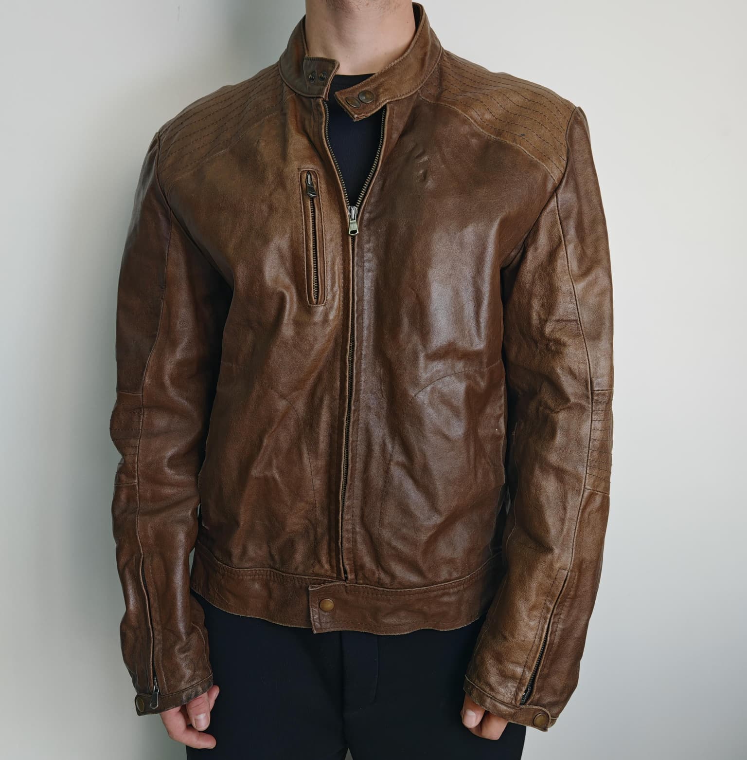 Giacca in vera pelle