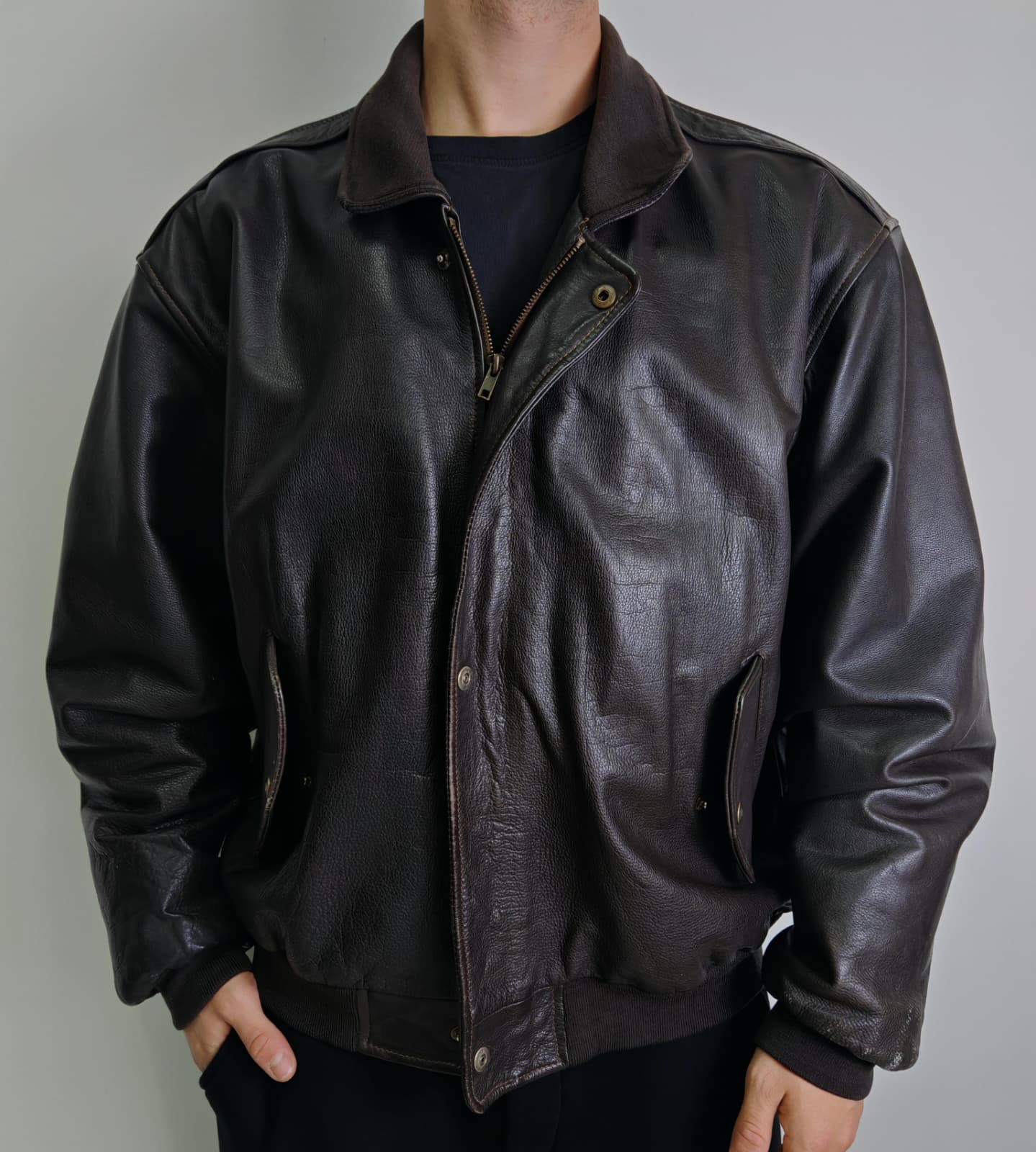 Giacca in vera pelle