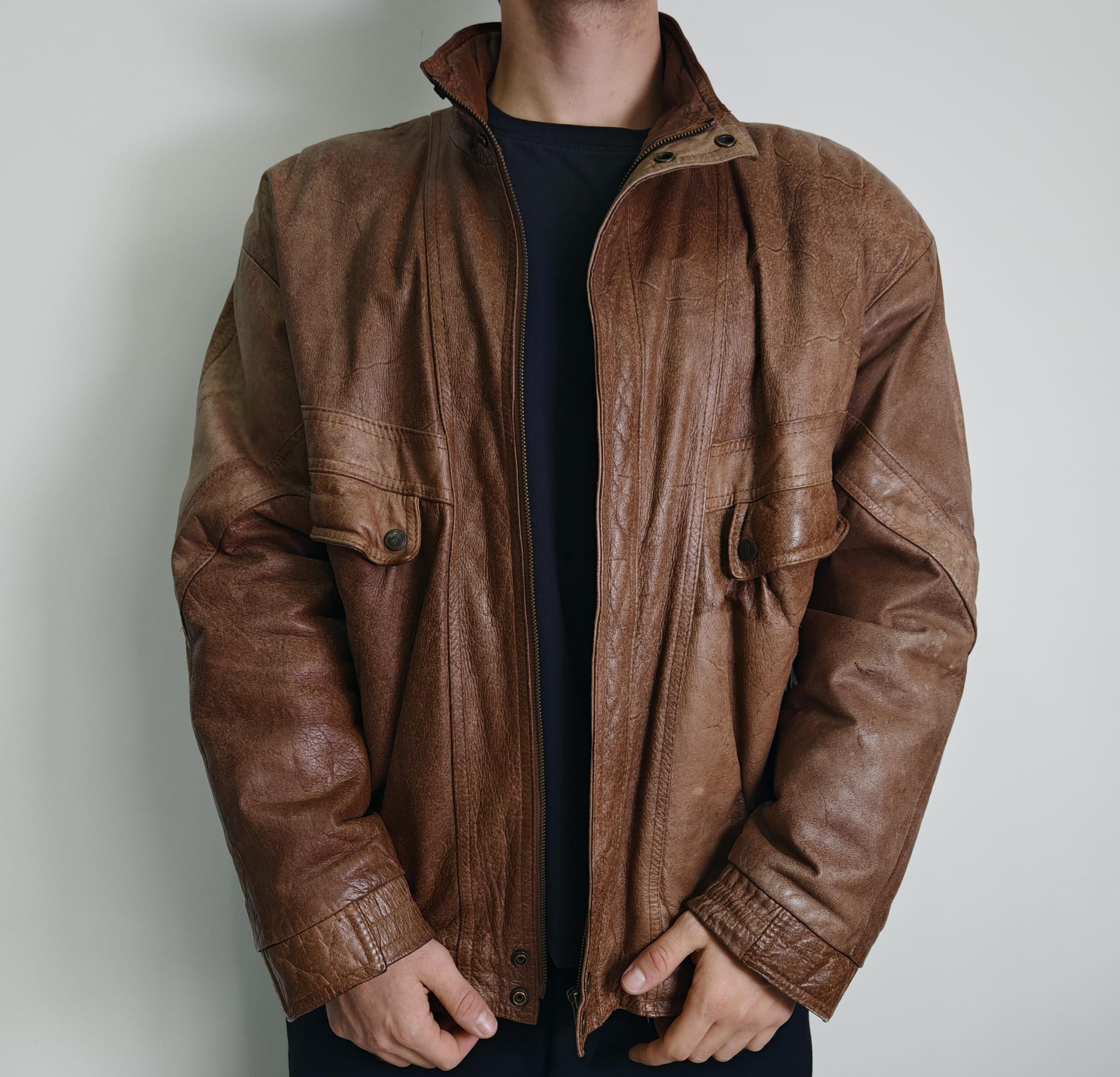 Giacca in vera pelle