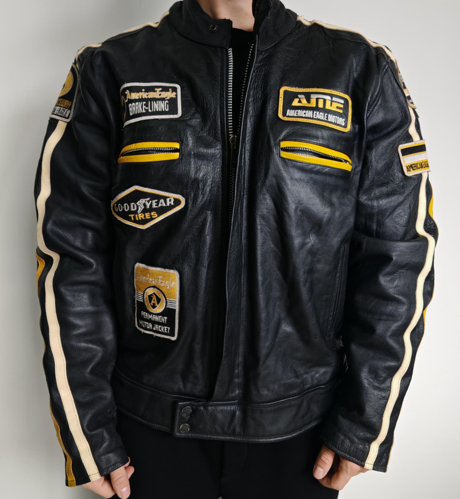 Giacca in vera pelle Da Motociclista