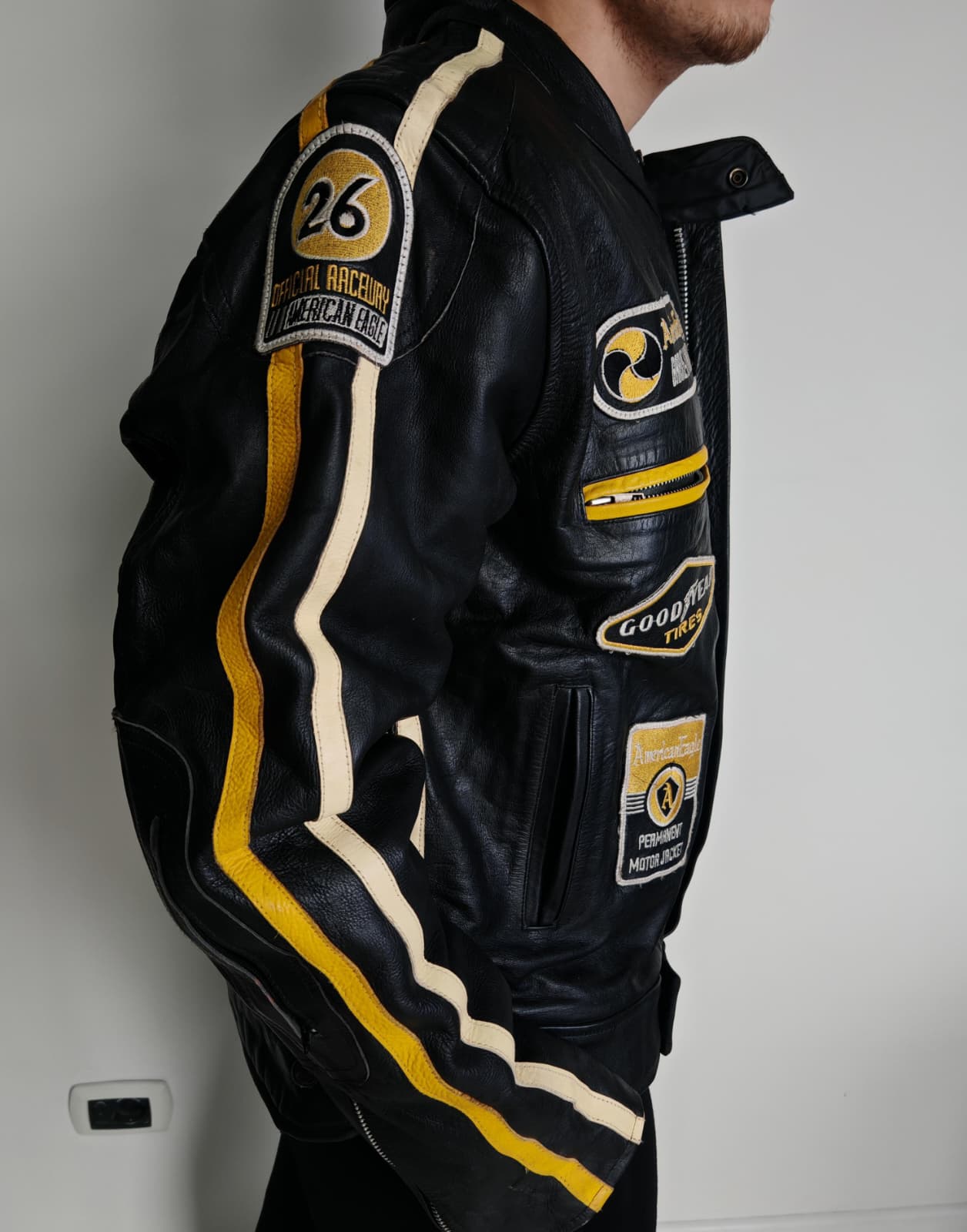 Giacca in vera pelle Da Motociclista