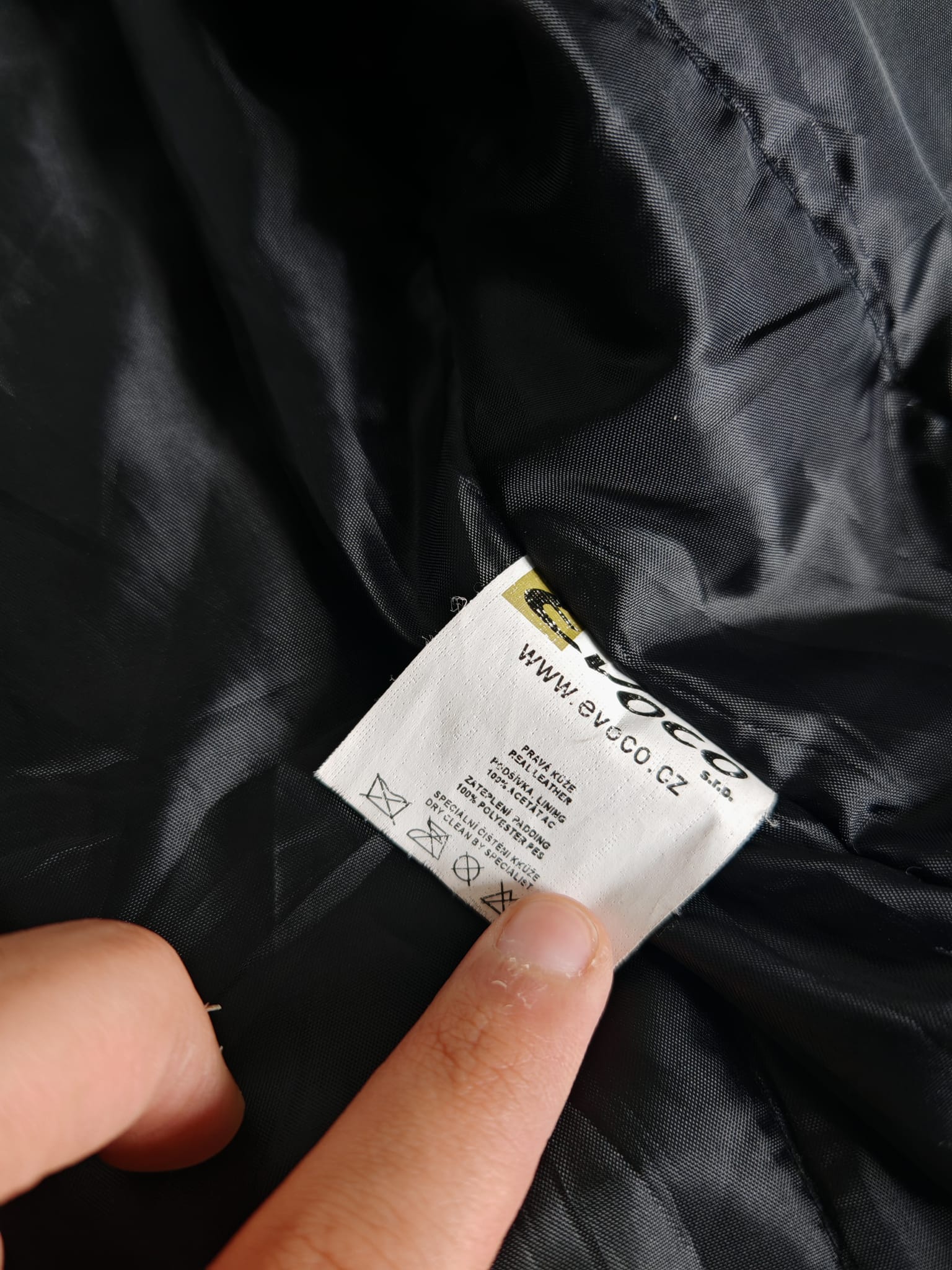 Giacca in vera pelle